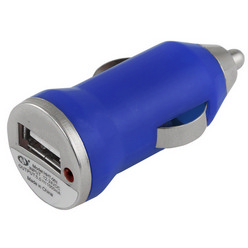 Car lighter USB charger Royal Blue