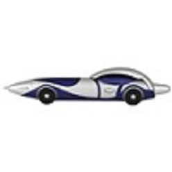 Car shape pen with blue ink in 2 tone design