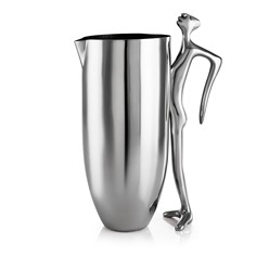 WATER JUG - man, stainless steel 