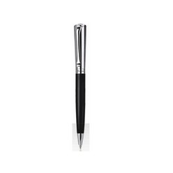 Carvello Twist Action Metal Ballpen, Refill-Black Ink, Laser Engraving, Supplied in Moulded Pouch
