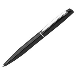 Metal pen with black German ink