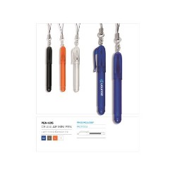 An affordable and useful giveaway to showcase your logo at any promotional event. Mini sizing allows for compact carrying and easy use. Includes cord to attach to cell phone. Available in 8 exciting colours ? with black German ink.