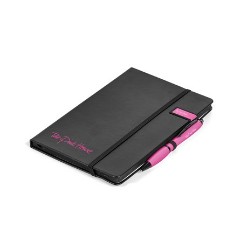 This is one of our best new product introductions. The set consists of a black PU 120-page notebook with a 8GB USB (in one of 11 colours) that slides into the notebook, as well as a our matching colour Avatar Ball Pen, all presented in a black presentation box. A winner !!!