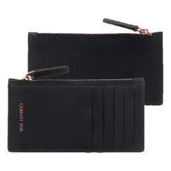 With its minimalist design, the Zoom long zipped cardholder is made of a carefully selected smooth dark blue leather. The rose gold signature gives a contemporary feel.