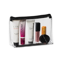 Transparent Cosmetic bag with Zipper