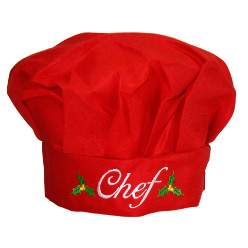 Christmas Chef Hat - 'Chef'