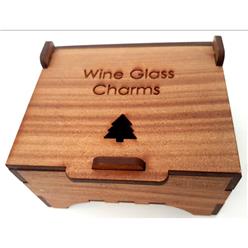 Christmas wine glass charms Christmas wine glass charms