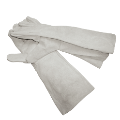 Chrome Leather Gloves, Elbow length - 60 pair per box