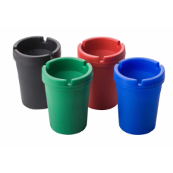 Contour Plastic Butt Bucket, the extinguishing ashtray, Helps remove odours, Puts out cigarettes in seconds, Holds several cigarette butts, Helps contain smoke, Keeps butts out of sight