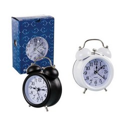 Clock Alarm Mtl Twin Bell