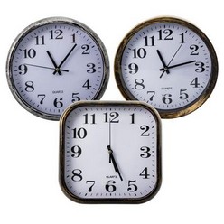 The Clock Wall Pl Square Round  is the perfect clock for your house office or just your desk.