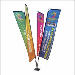 Cluster Base Flags  in sizes 4 of 2m to 4 of 4m with full colour prints