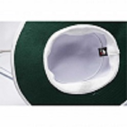 Fade resistant poly twill, 200g, 8-/20 poly cotton sweatband with embroiderd self colour eyelets cricket hat