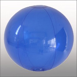 Transparent plain coloured beach balls that are perfect for your campaign when you want some extra float.