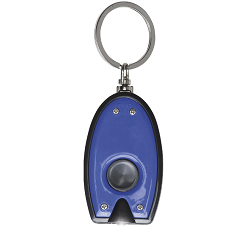 Giftwrap offers the colored body LED keychain in a range of colors including silver, black, red and blue. The size of the keychain measures 8cmx3cmx0.5cm and Giftwrap offers users the choice of getting the keychain branded as they want. Overall, this keychain is a must have as it comes with a unique black frame, an LED light, a split ring and a push button, which adds to its usability and design.