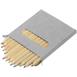 Colouring pencils, set of 12 in recyable box