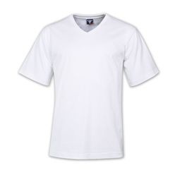 Combed Cotton V-Neck T-Shirt