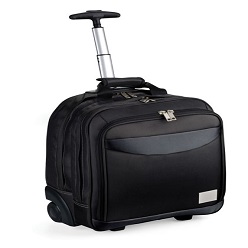 Compact laptop trolley backpack