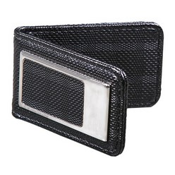 Magnetic money clip, packaged in a black velvet gift bag