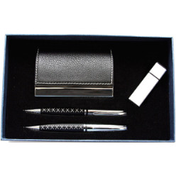 Includes: 2GB USB Classic, Exec Pen & Pencil and Cardholder - In Window Box