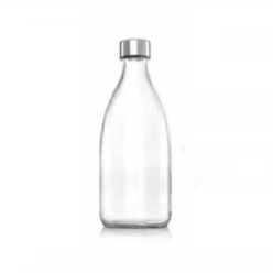 Console classic note is a transparent bottle with a stainless steel lead used to contain fresh milk, water and, beverages, bottle has a slim neck that fits into the lid of the bottle, smooth feel on the hand when held, stands on a smooth surface as the base of the bottle is round and firm. Console classic note is used to store and preserve food, used in storing stationeries and craft materials. 