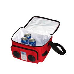 Cooler bag with speakers. Enjoy the outdoor while listening to music from your phone/mp3 player