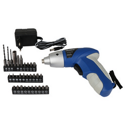 Includes: Screwdriver, 30 x Stainless Steel Accessory Bits and 1 x 220V Charger