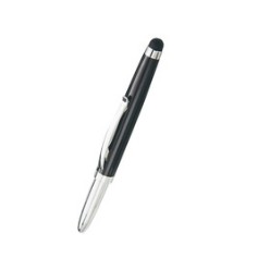 Corsica Stylus Ball pen, Capped bullpen, Refill, Black Ink