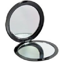 Cosmetic mirror with 2 mirrors, plastic material