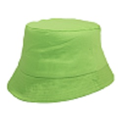 Cotton twill fabric bucket hat, one size fits most