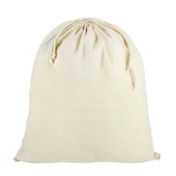 Cotton drawcord bag