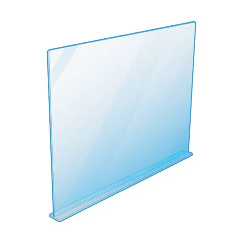 Cough & Sneeze Guard Small is the size of  600mm X 600mm 5mm comes in these colours Clear