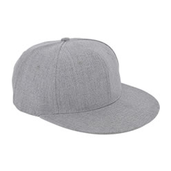 290gsm 100% Polyester acrylic-flat brim-6 panels-6 embroidered eyelets-self fabric adjustable Velcro strap-buttoned crown