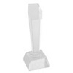 Pillar crystal trophy includes satin padded gift box