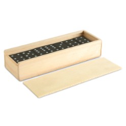 This unique game of Dominos is perfect for helping you improve your concentration skills while having fun. This set includes 28 pieces and instruction manual, Packaged in a wooden box, Wood
