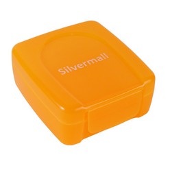 A Dagwood luch box semi-transparent that is available in various colours that can be customised with Pad printing with your logo and other methods.