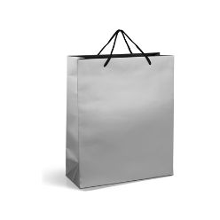 This bag has a matte finish and is made of 230gsm art card paper