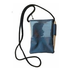 Nylon Delegate Pouch with Zip Enclosed Area, Front & Rear Clear PVC Pocket with a Penholder