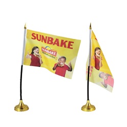 Desk Flag, Material:Ponji, Size:215(W)320(H)