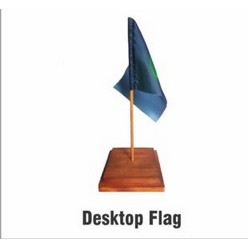 Desk Top Flags  in sizes Single, Double and Triple Base with full colour prints