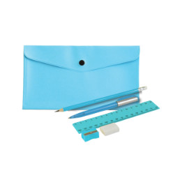 PVC - Includes pen, Pencil, 15cm ruler, Eraser and sharpener