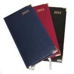 Are your employees often forgetting appointments? Help them arrange their work life with these CPT slimline pocket diaries. These diaries will help steer, plan and organise their day to day priorities, offered in a range of beautiful colour. These diaries are essential for both men and woman and can be used in any environment due to its simplistic yet tasteful design. 