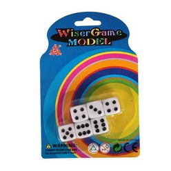 Get your game on or just have some fun times with the Dice 16mm Card-Of-6