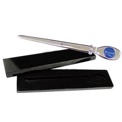 Domed letter opener, material: metal, letter opener 