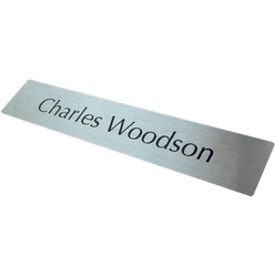 Door name plate sign, material: aluminium