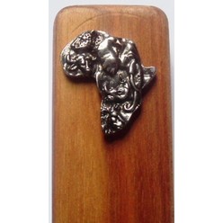 An African crafts door stopper that works on most doors