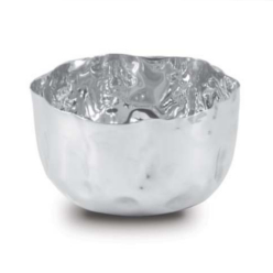 Double wall stainless steel salad bowl