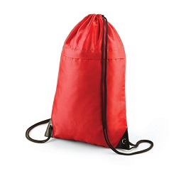 Drawstring with zip