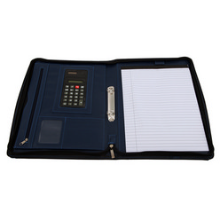 Zip Around with Ringbinder. Includes: Note Pad and Calculator 