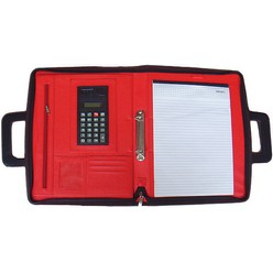 Zip Around with Ringbinder. Includes: Note Pad and Calculator 